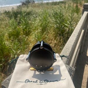 Black and Gold Fishing Reel